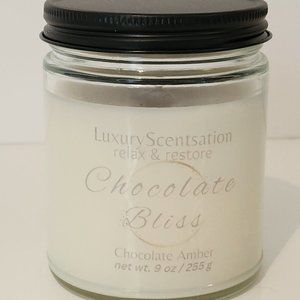 Handmade Candle Chocolate Bliss / Chocolate Amber 9oz /255g